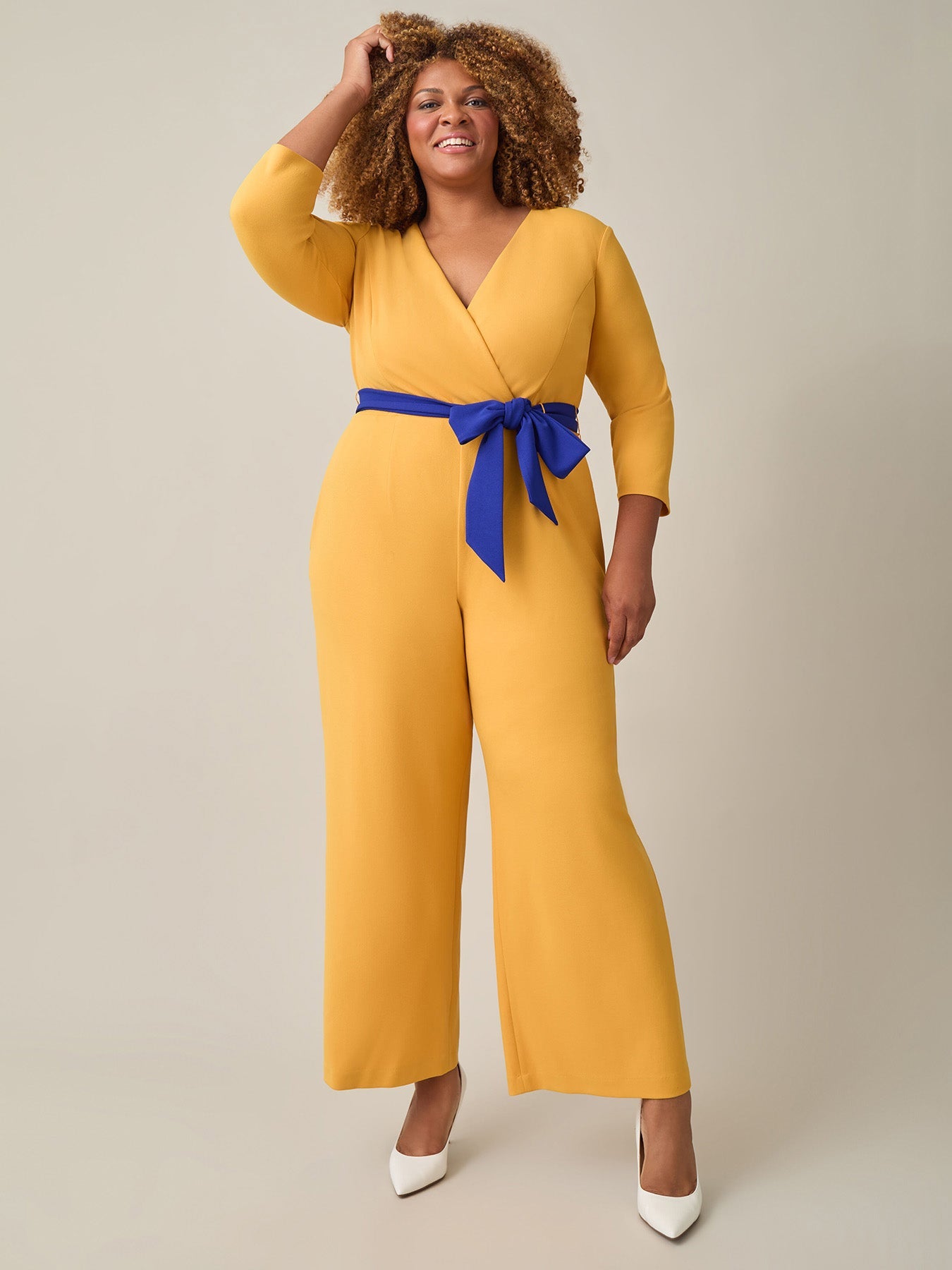 Tie-Waist Jumpsuit