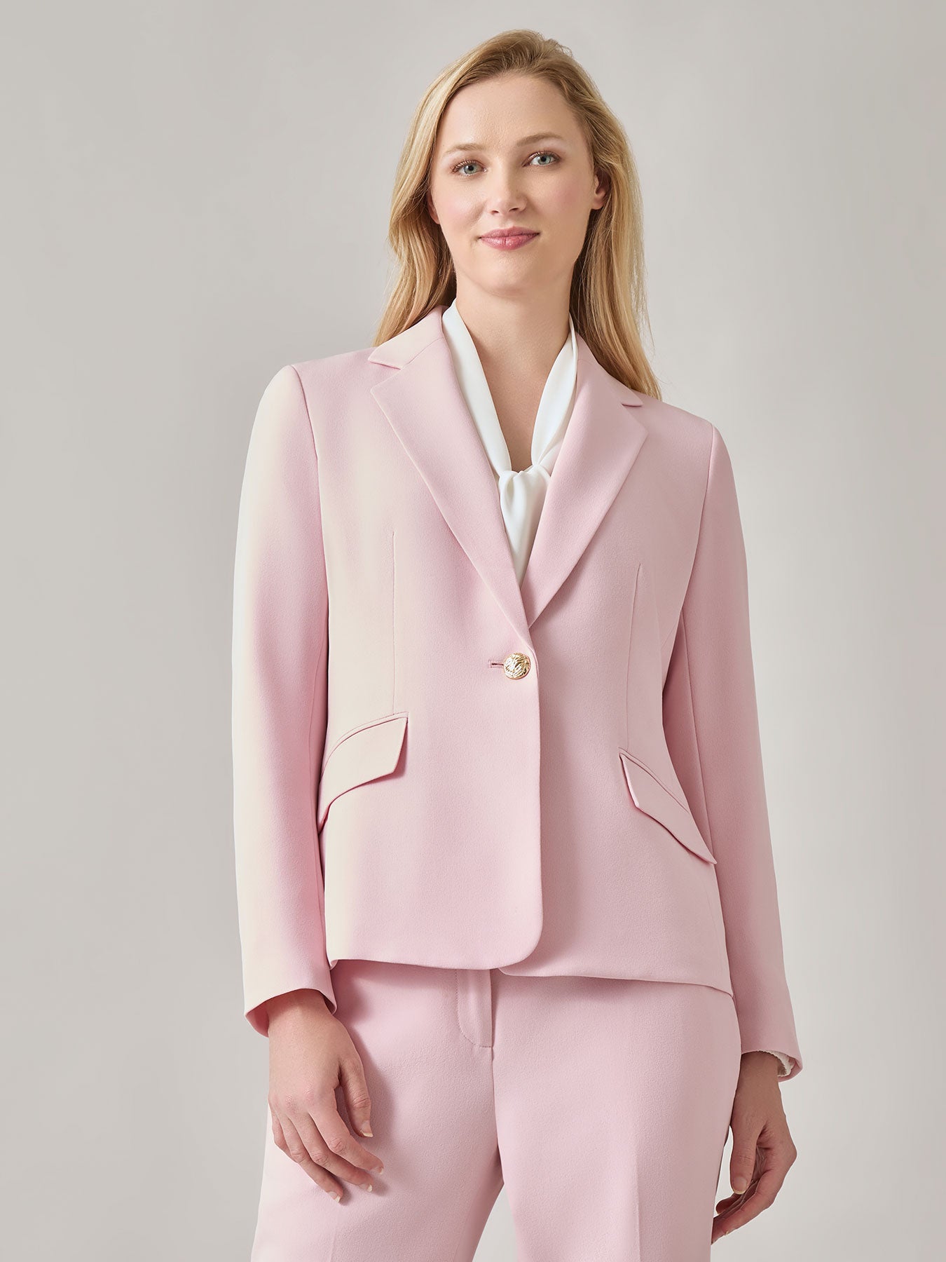 Womens Blazer Petite Pink Blazer Suit Kasper Pink Blazer Kasper