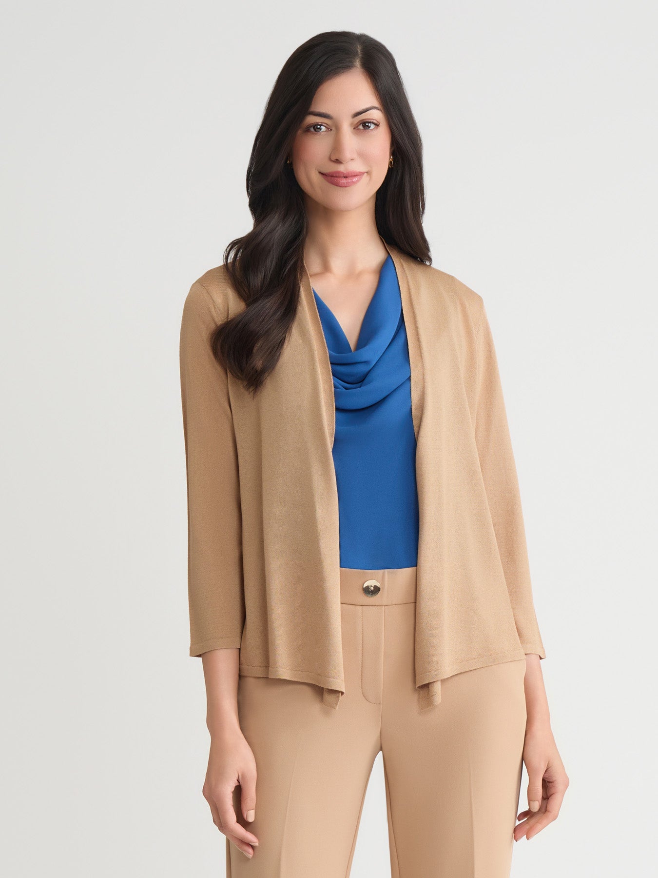 Open Front A-Line Cardigan