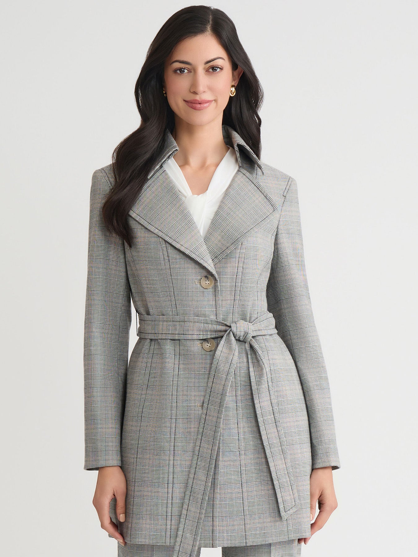 Petite Belted Trench Coat - Main Image