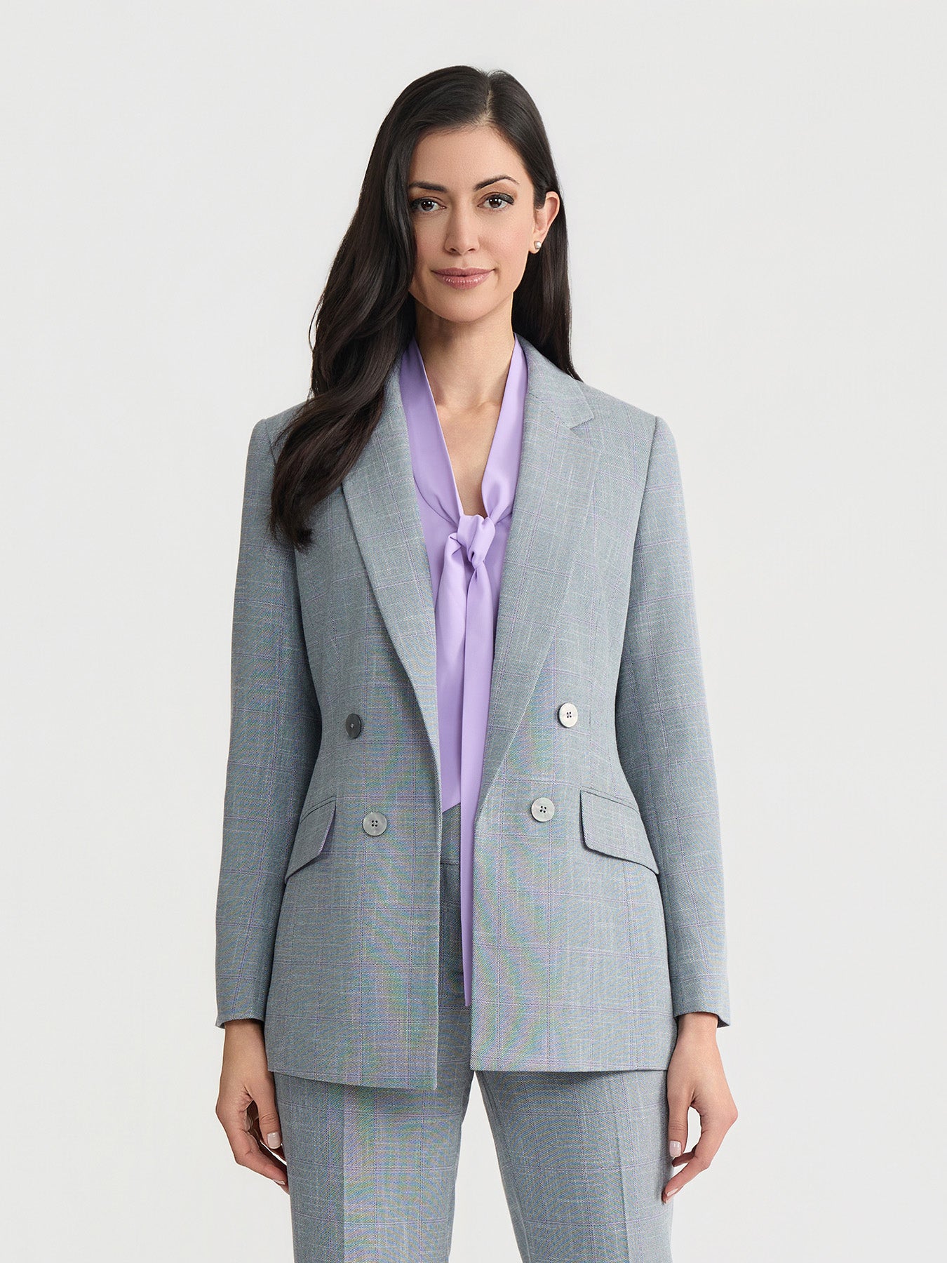 Faux Double Breasted Blazer