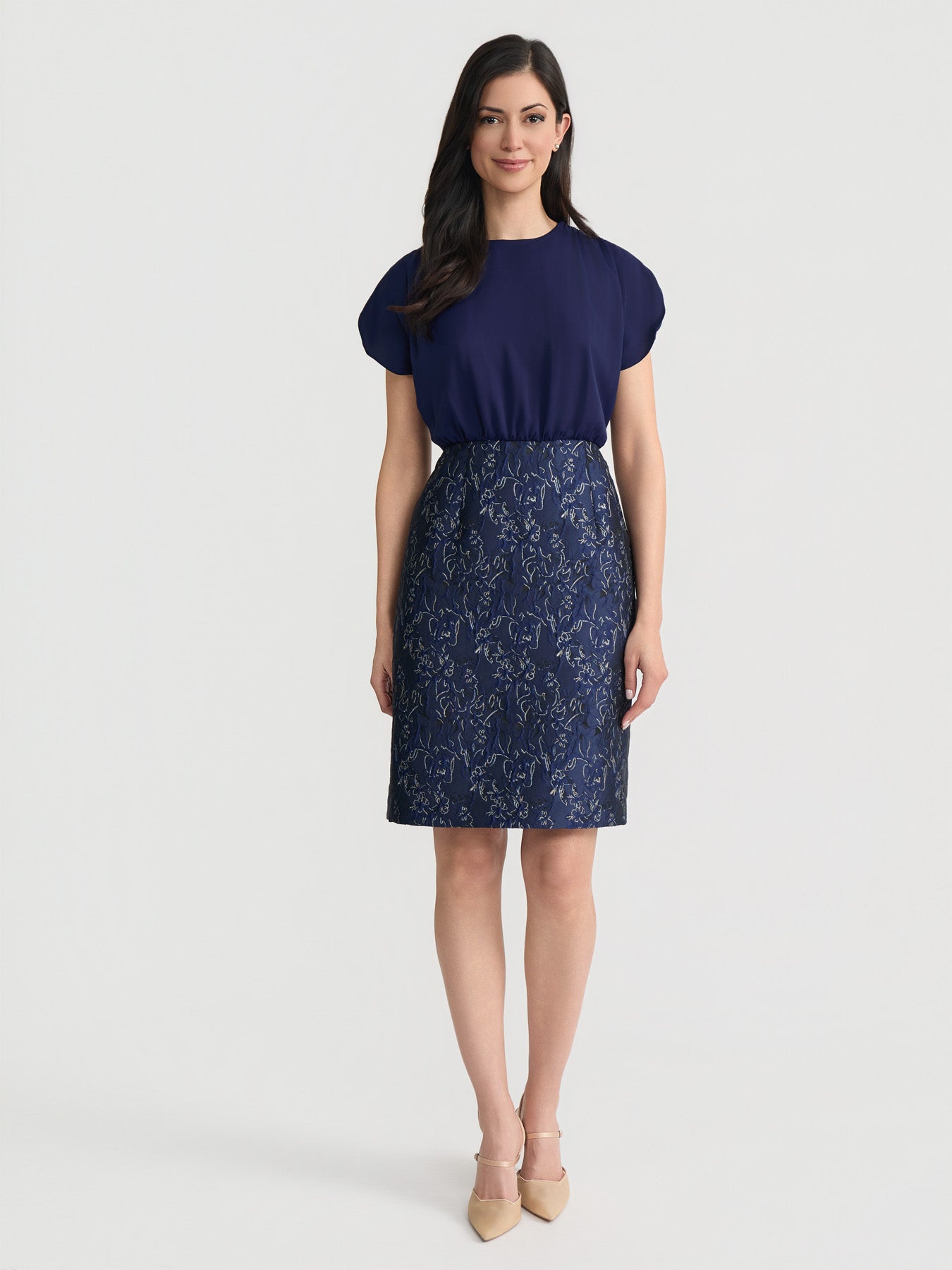 slim fit dress slacks Tulip Sleeve Sheath Dress