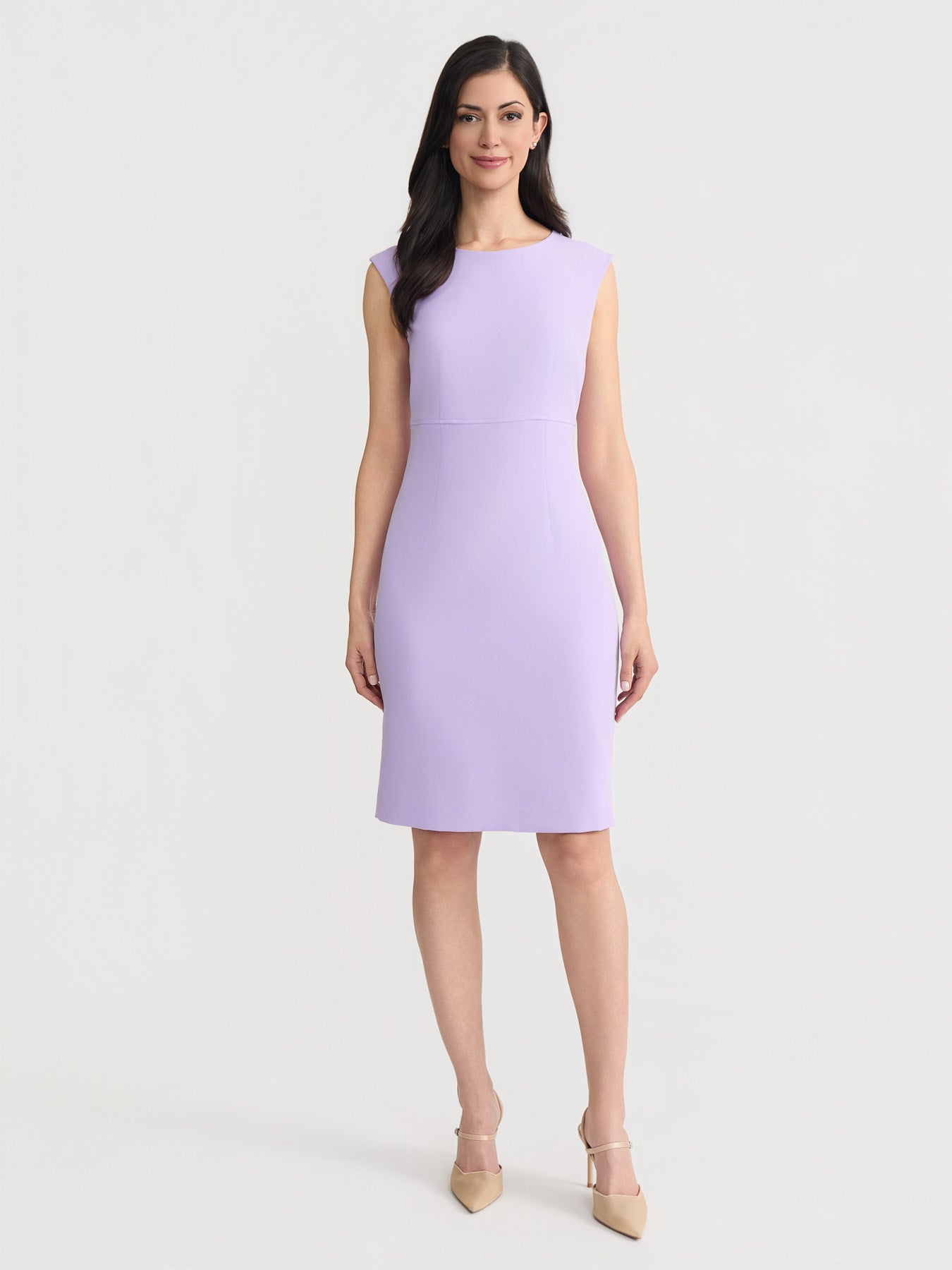 Kasper Women's Princess Seam Sheath Dress, 6