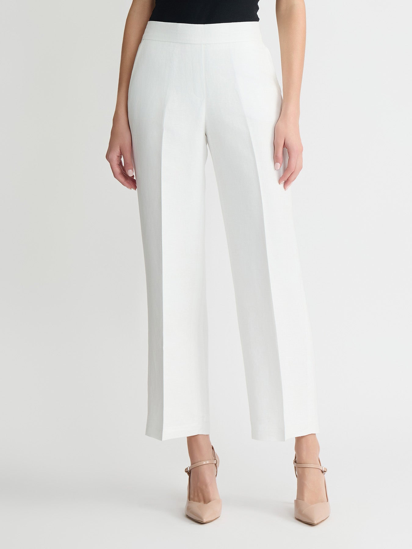 lily white pants Audrey Pull-On Wide Leg Pants