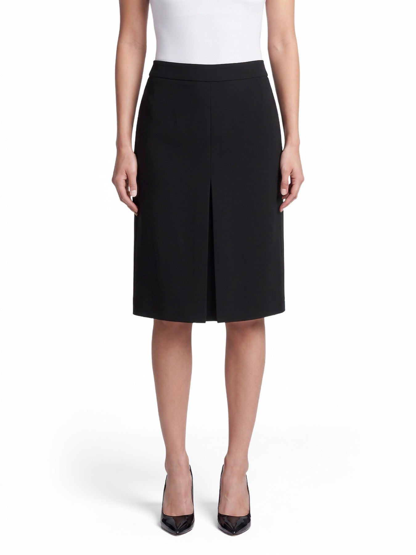 Pleat Front Skirt