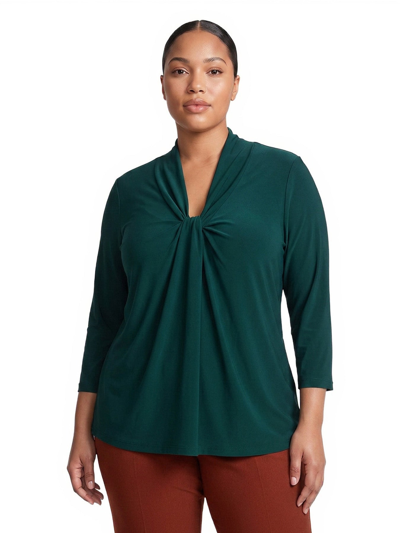 Plus Knot Front Top