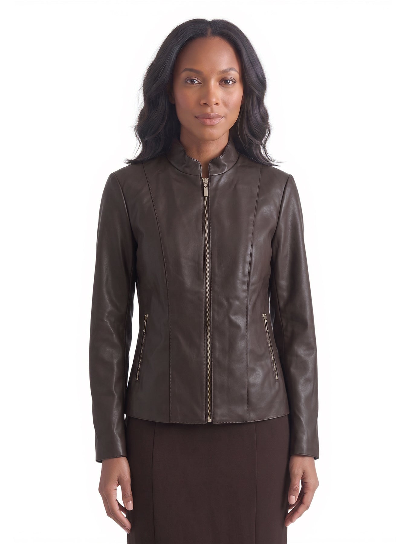 Vegan Leather Moto Jacket