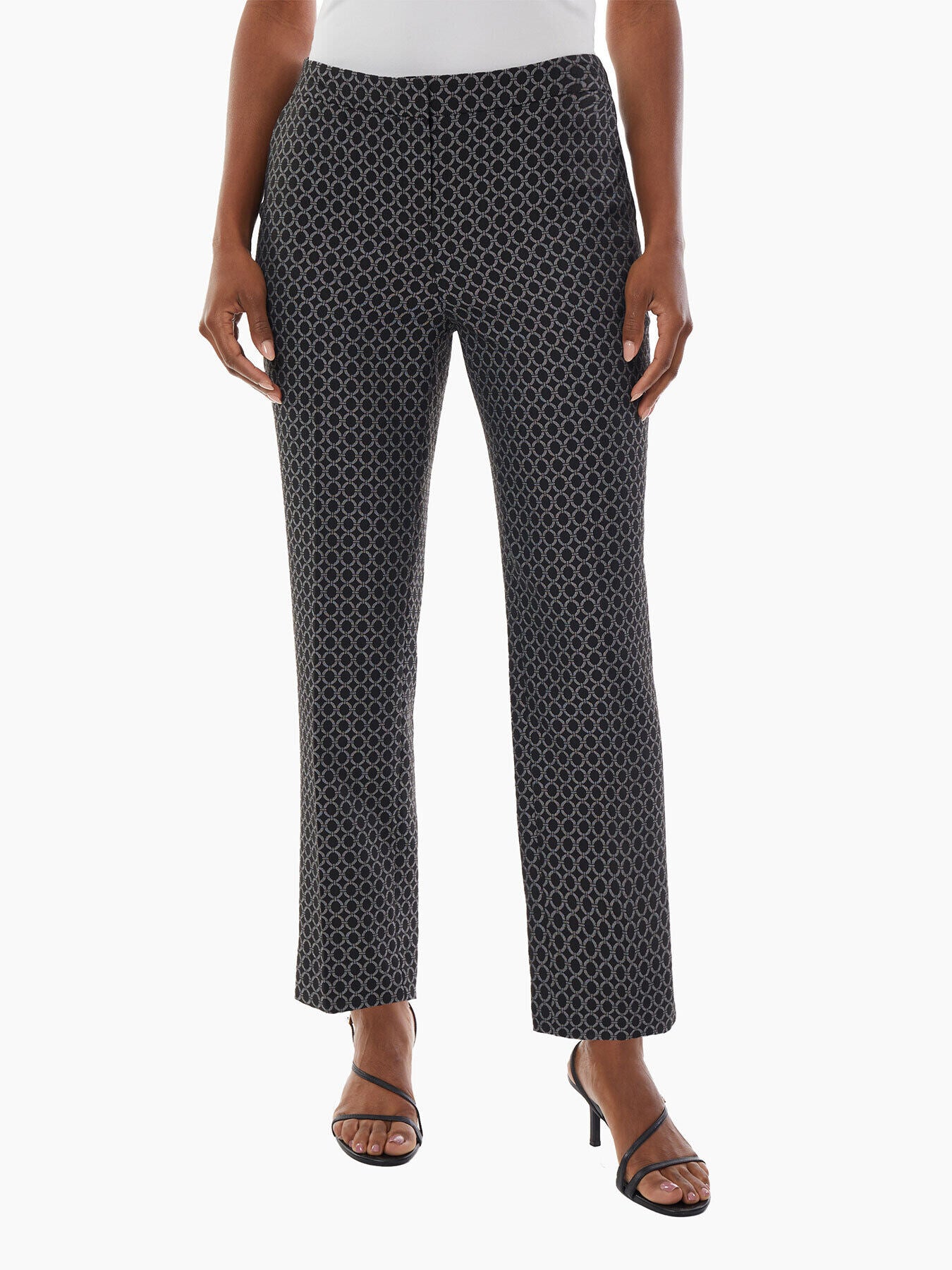Jacquard Pants - Geometric Dress Pants