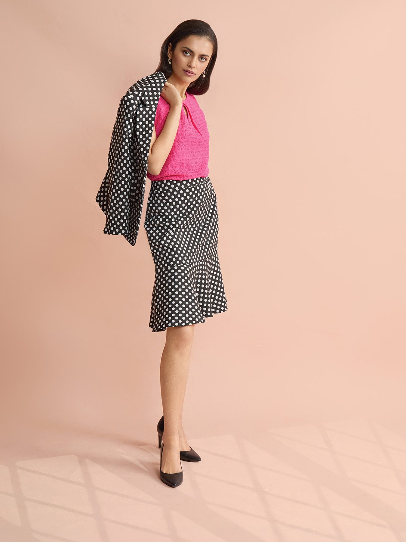 Dotted Jacquard Jacket