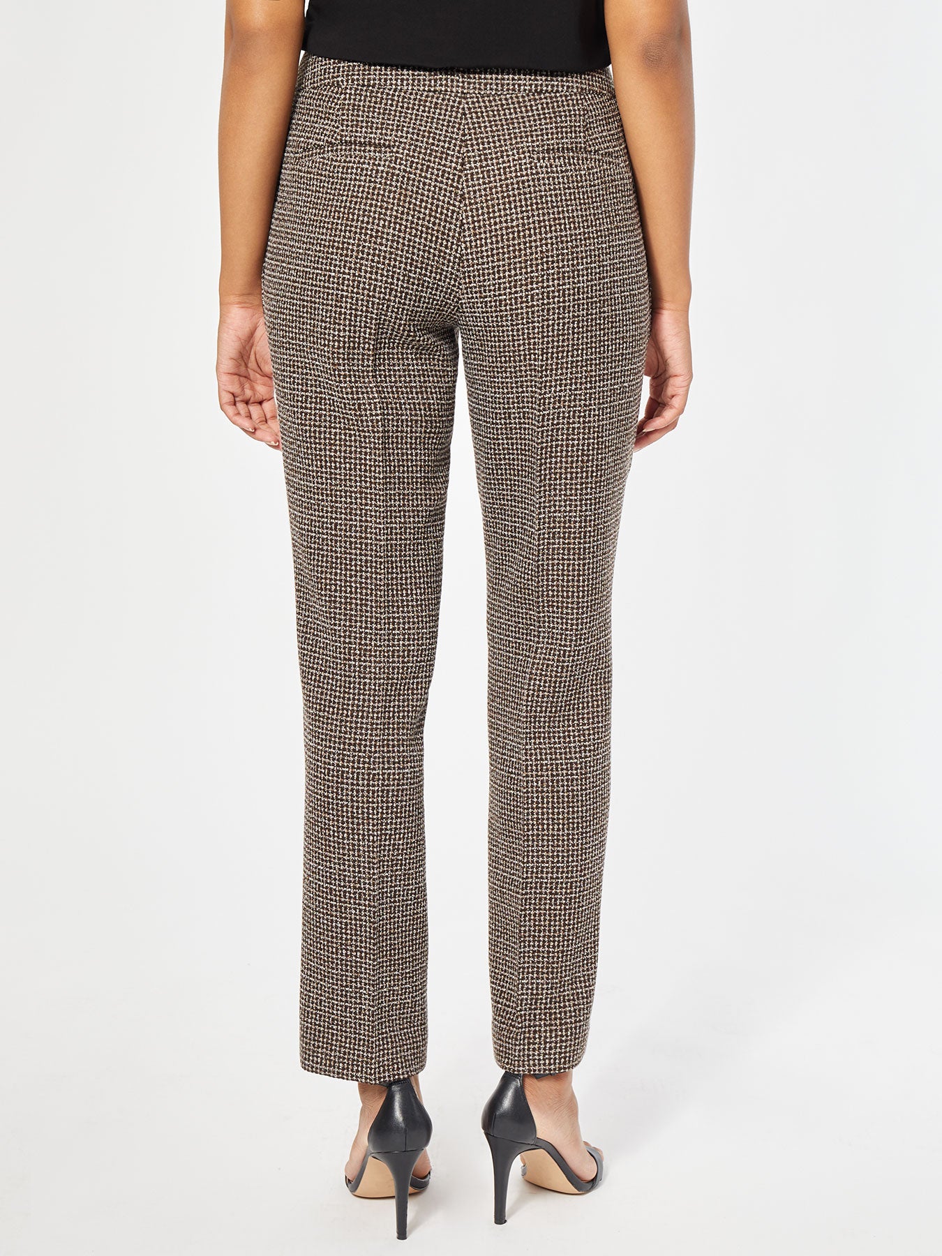 Slim-Leg High-Rise Tweed Capri Pants, The Iconic - Petite