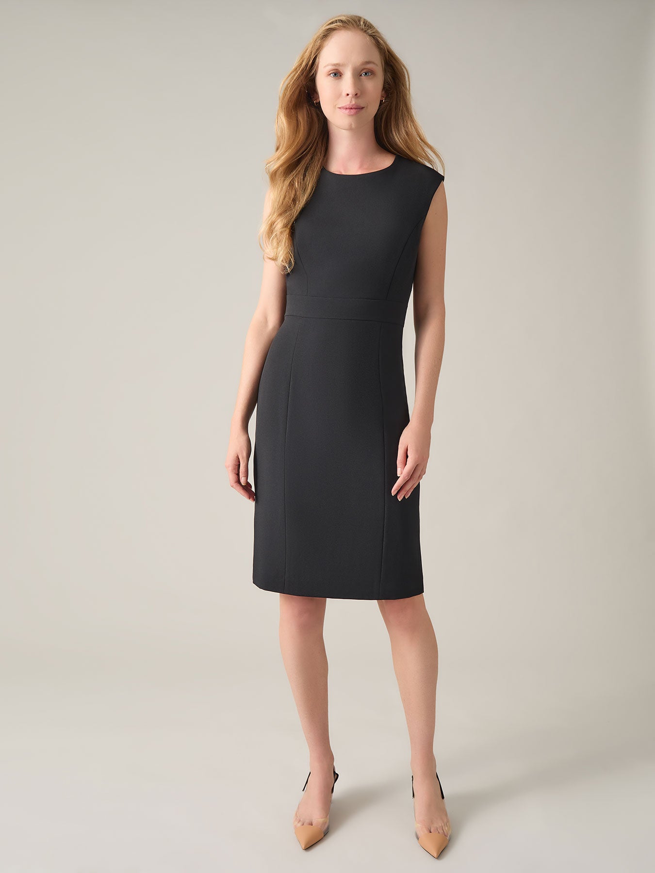 Kasper Women's Sleeveless Sheath Dress - Black - Size 16 Kasper Women's Sleeveless Sheath Dress - Black - Size 16