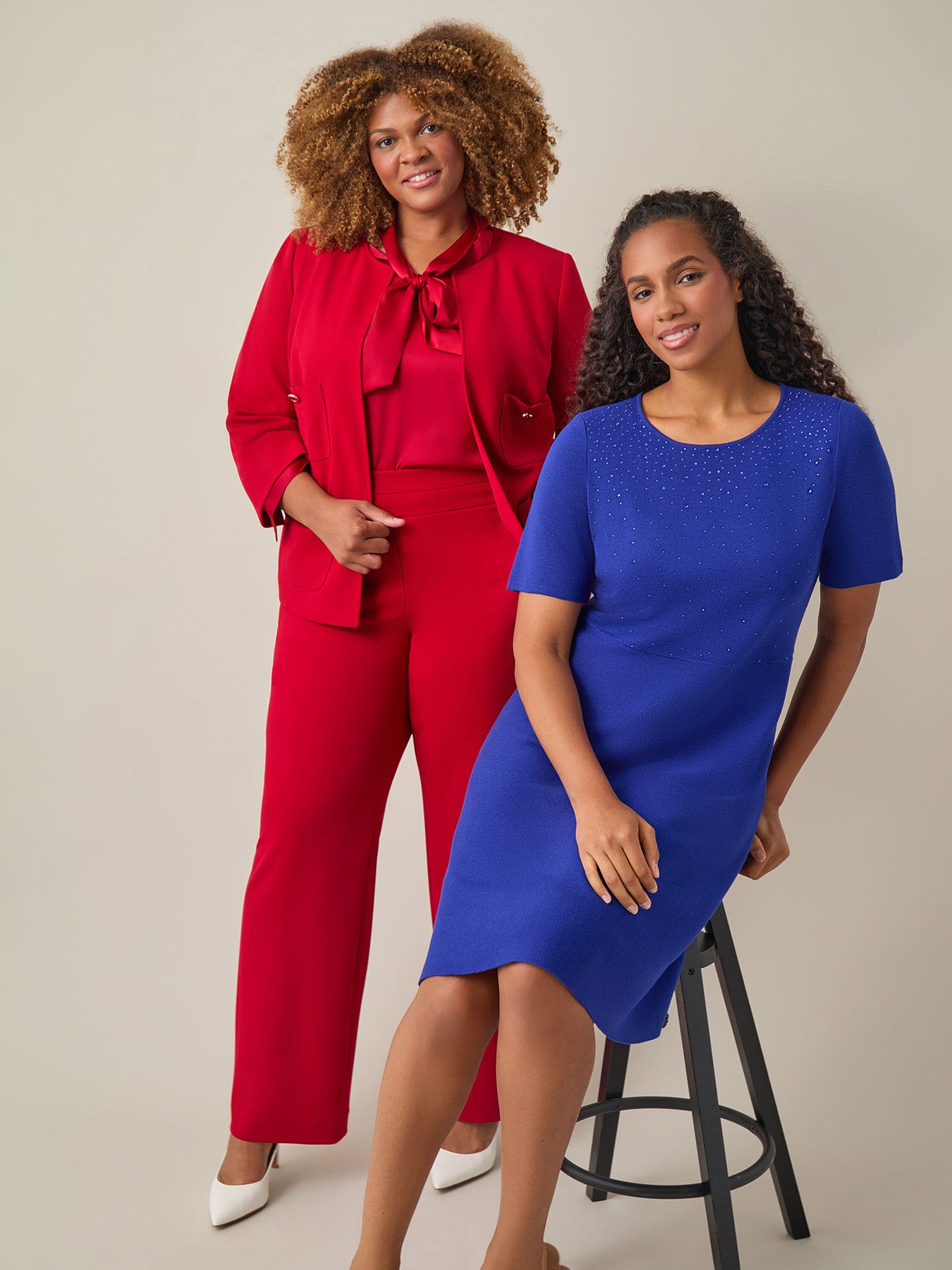 Tie-Neck Long Sleeve Blouse