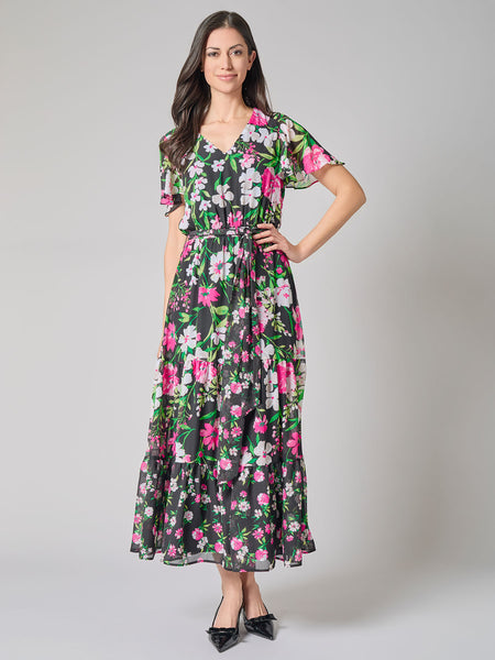 Flutter Sleeve Dress