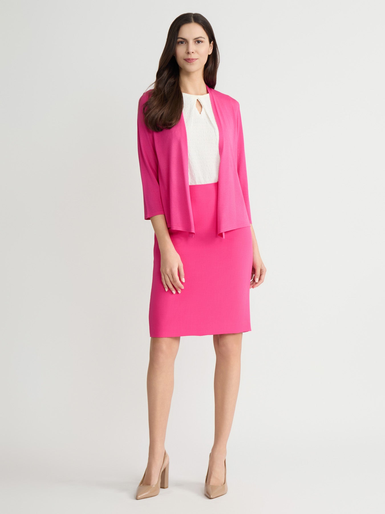 formal cardigan for dress Pink Perfection / M