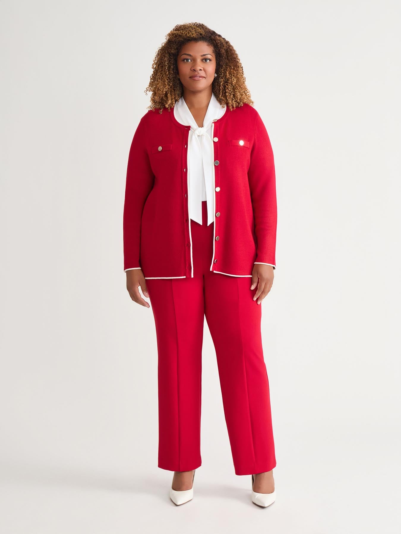 Piping Detail Cardigan