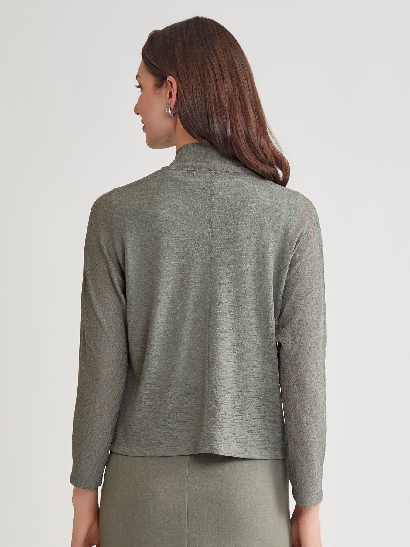 Dolman Sleeve Knit Cardigan