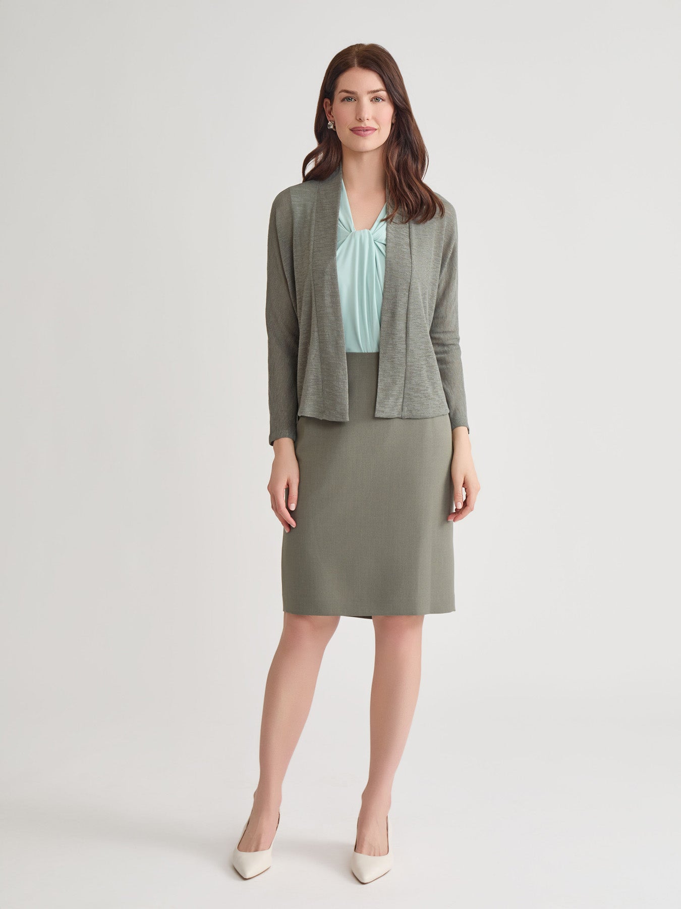 S layered dolman knit bk×wh S layered dolman knit bk×wh Zip Neck Dolman Sleeve Sweater