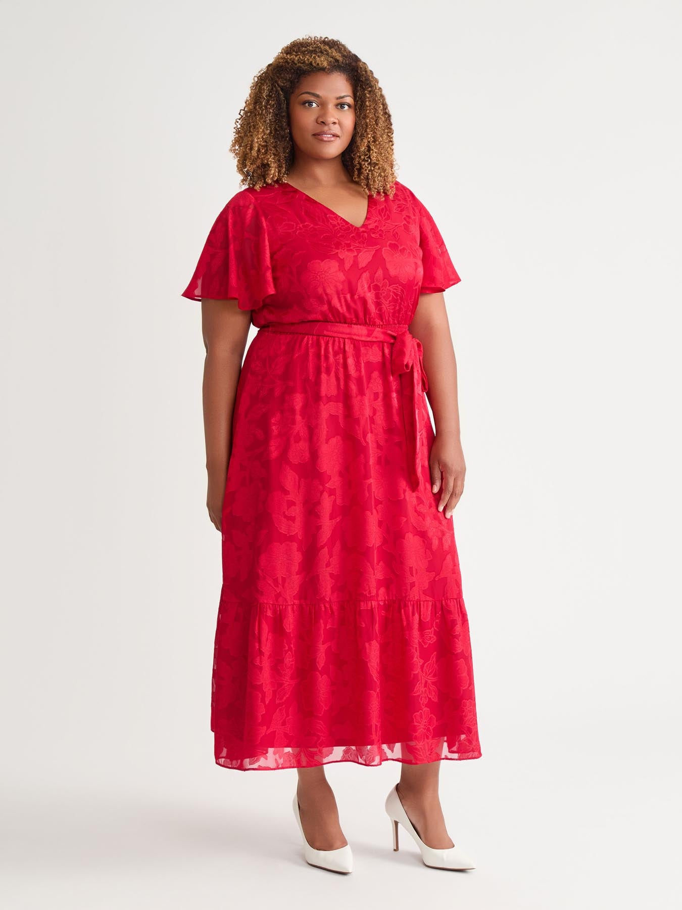 crimson lace dress Crimson Lace Gown
