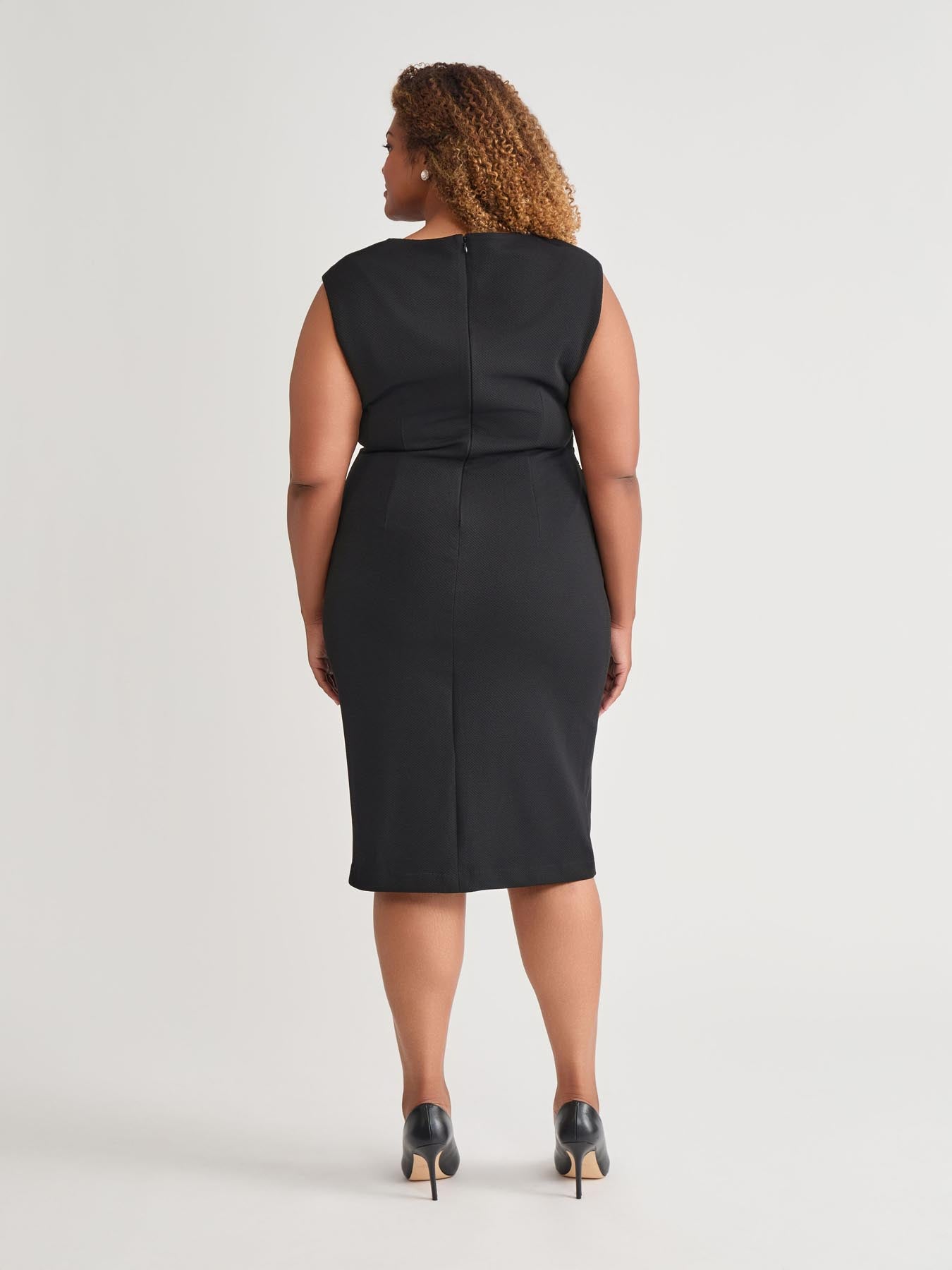 新品未使用　パメオポーズ　NERD PATTERN LONG DRESS Long dress in zig zag lamé viscose blend