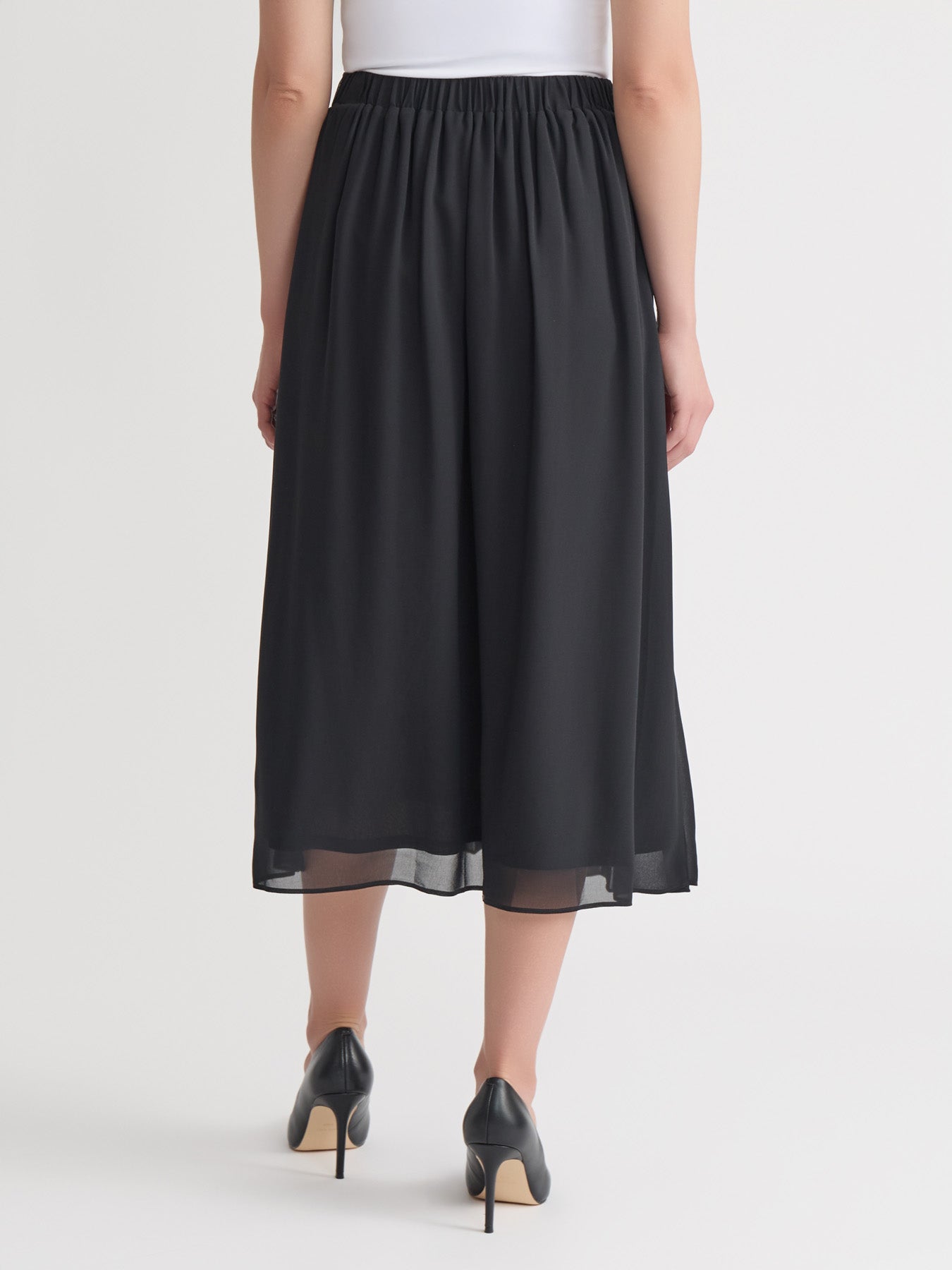 Pull-On Pleated Skirt