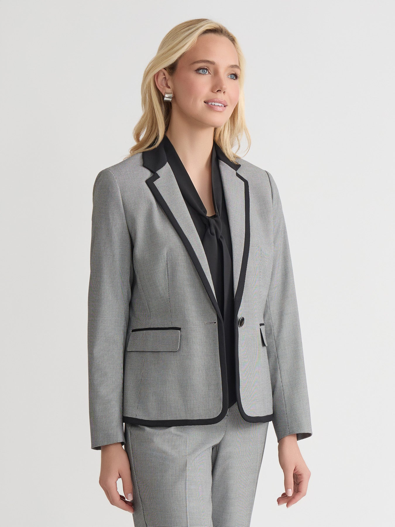 Petite One Button Jacket