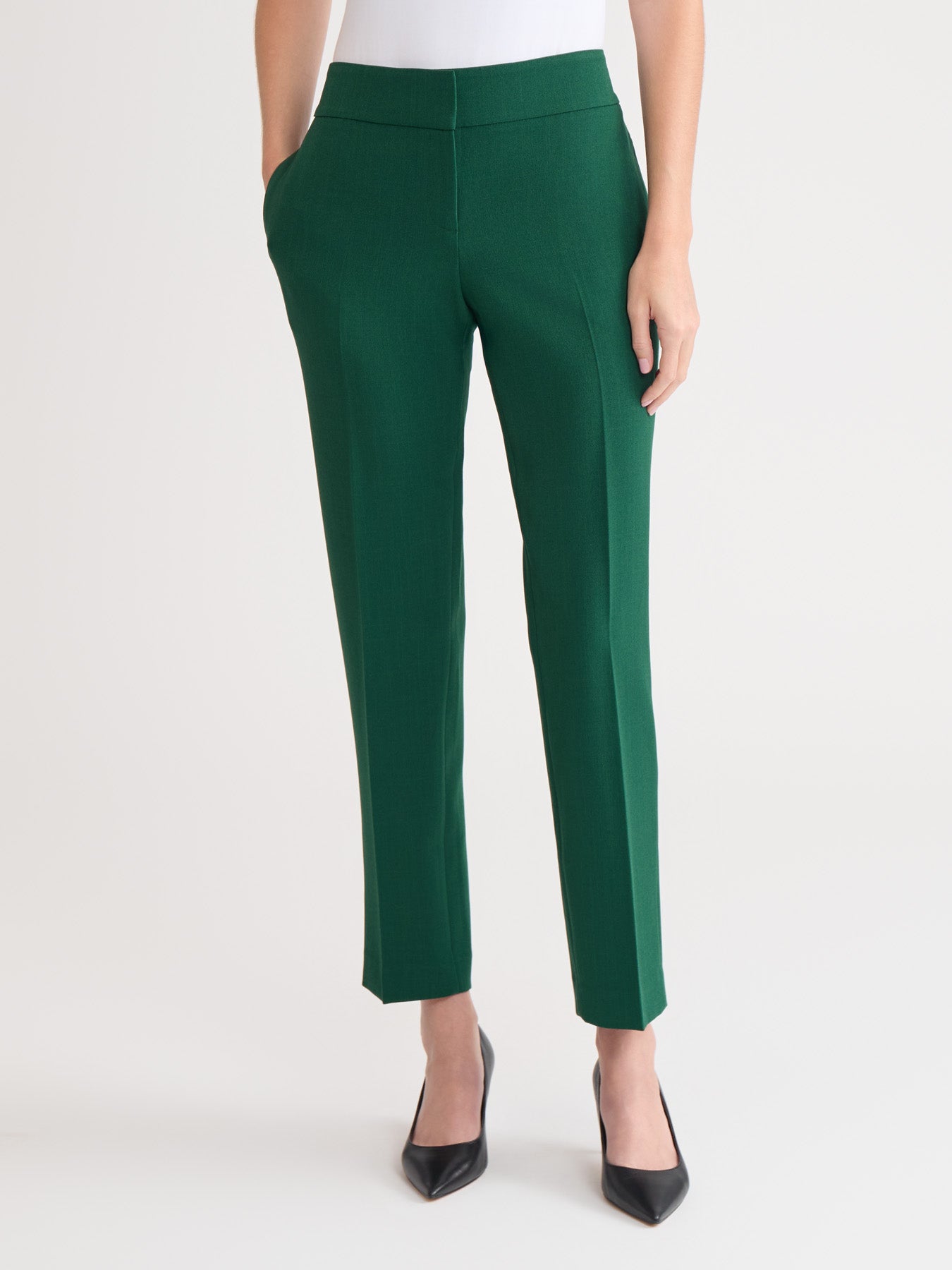 WOMENS SCAPE CELES PANT Lサイズ GREEN Terraced Wide Leg Pant in Hillside