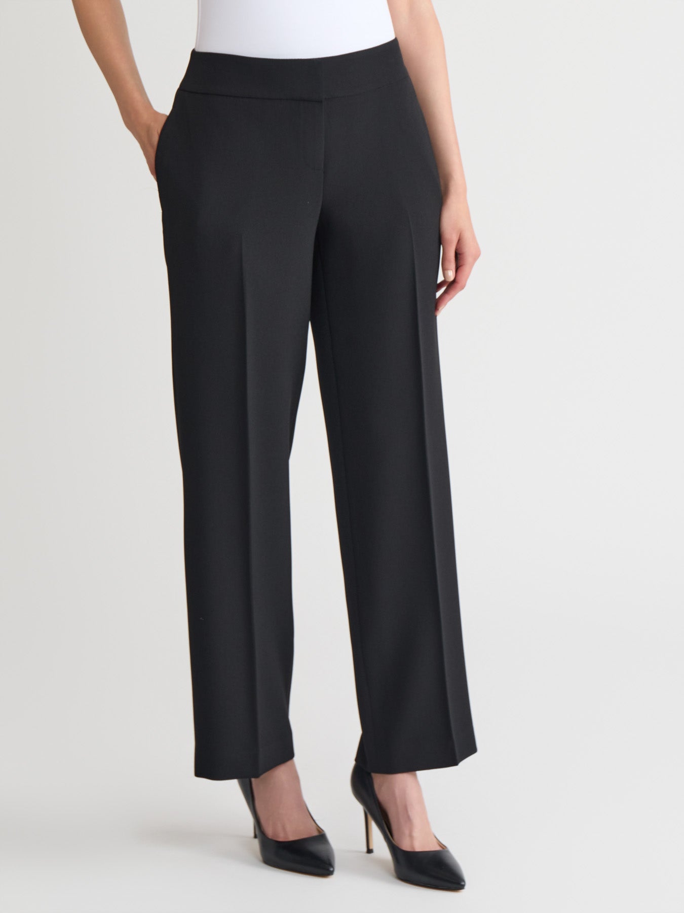 Petite Wide Leg Trouser1