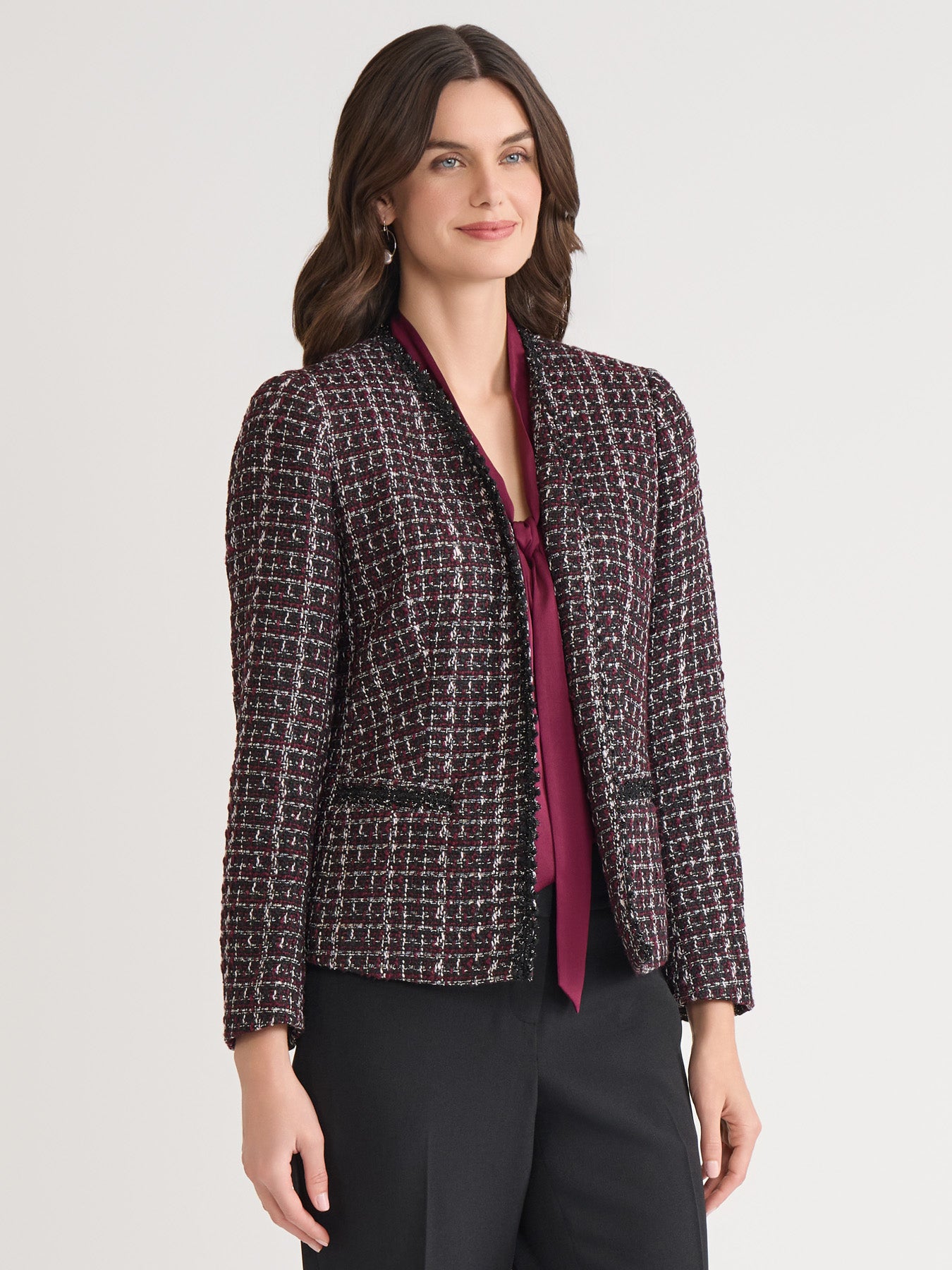 doublet Tweed Souvenir Jacket Lサイズ doublet】MEN ブルゾン TWEED SOUVENIOR JACKET 023AW07BL170