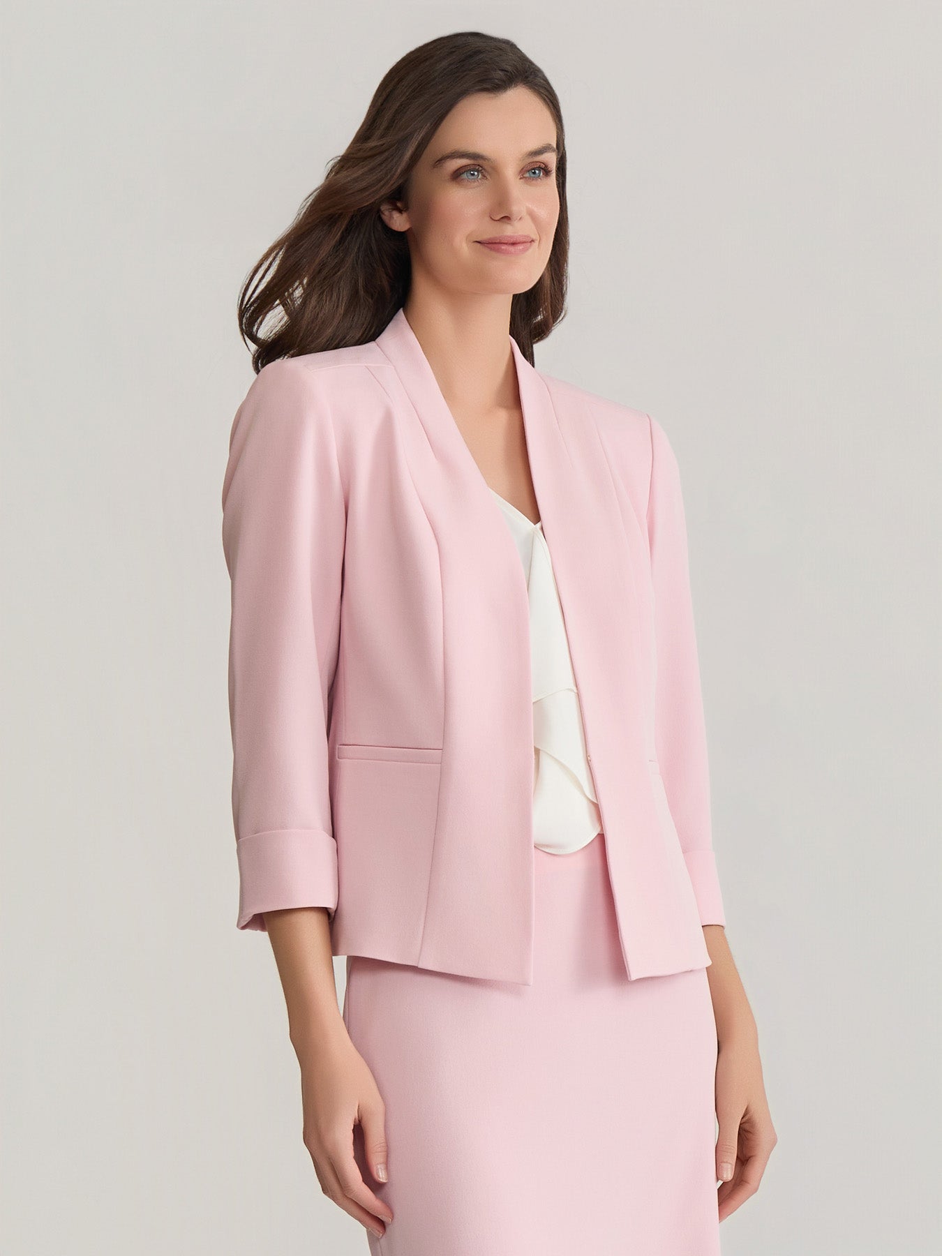 Tie Neck Sheath Dress in Tutu Pink