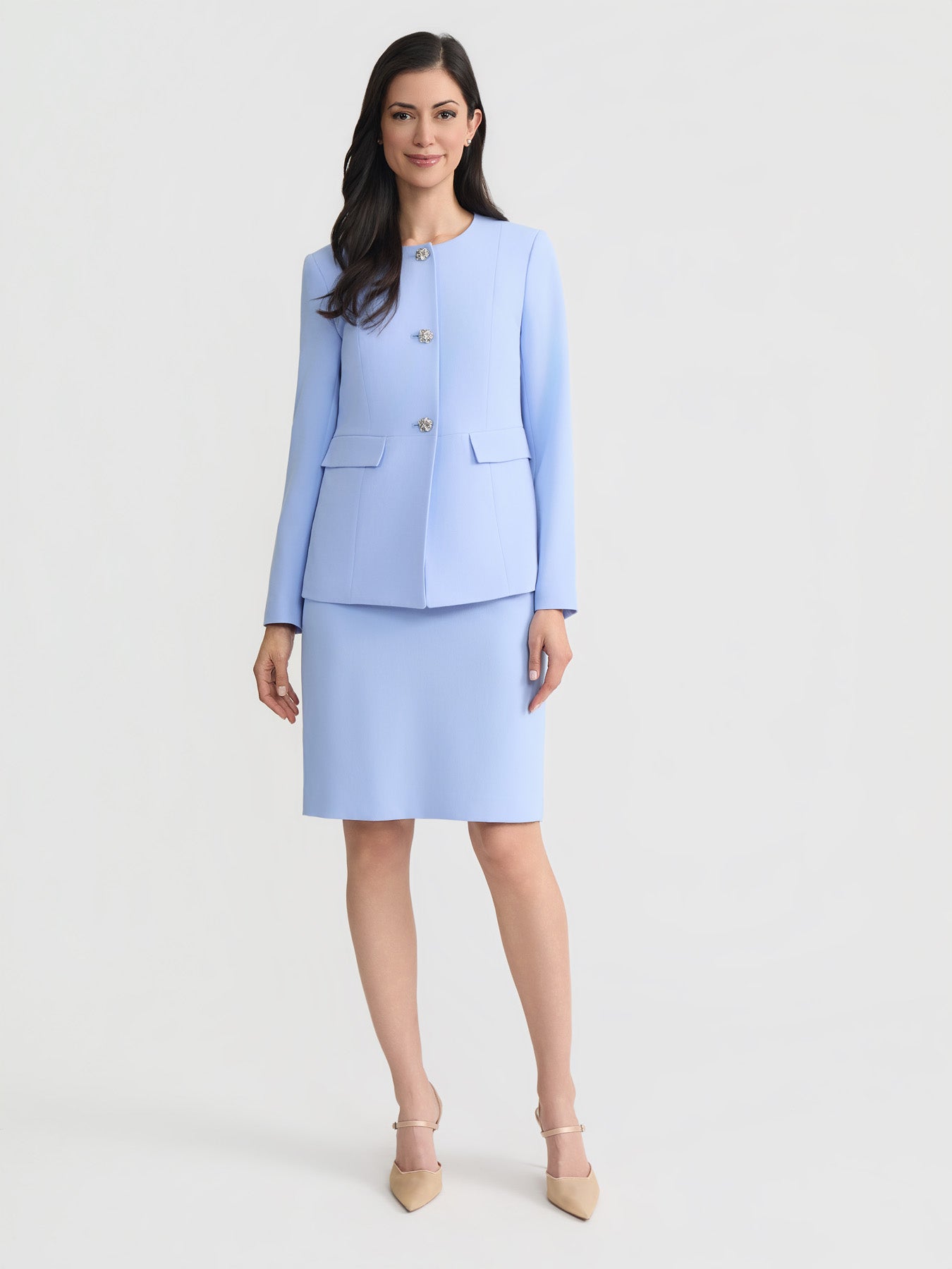 Blueleaブルレア　Peplum jacket Peplum Jacket
