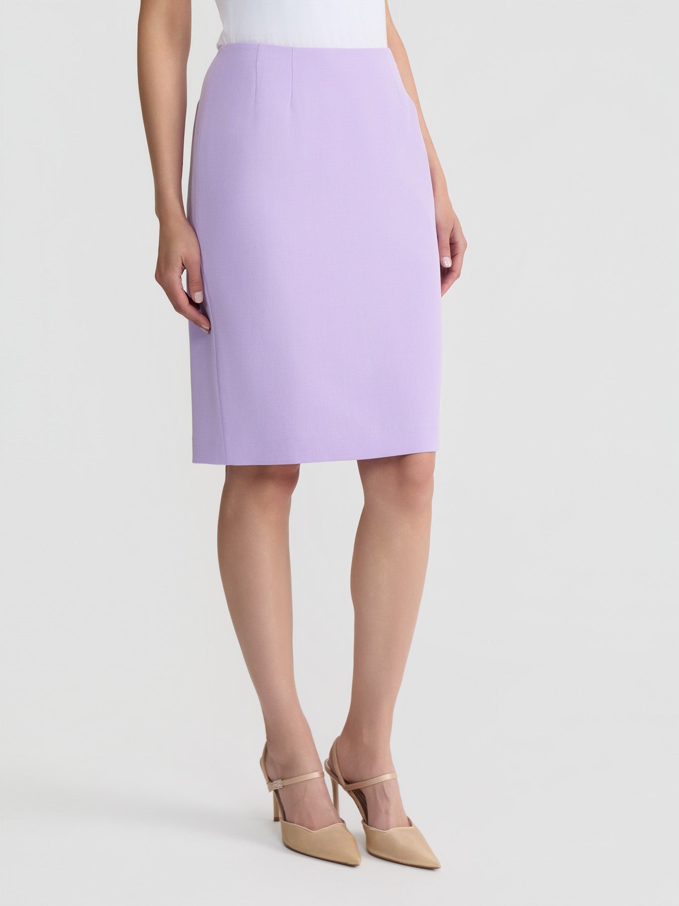 Knee-Length Pencil Skirt