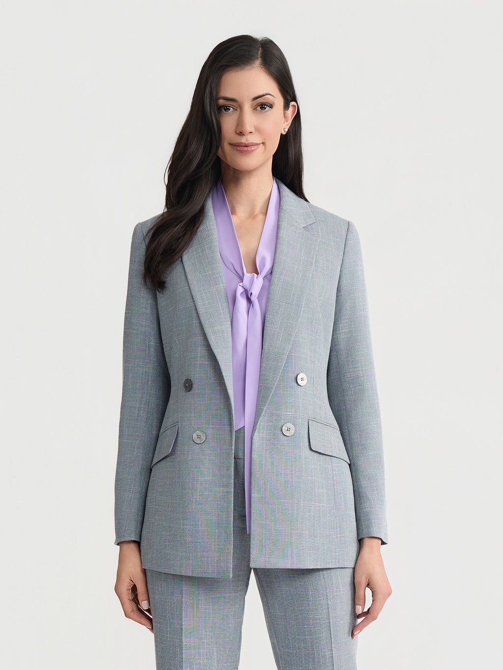 Faux Double Breasted Blazer