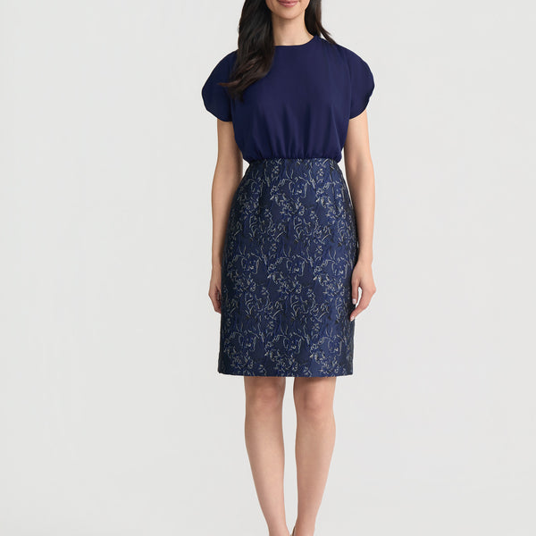 Tulip Sleeve Sheath Dress