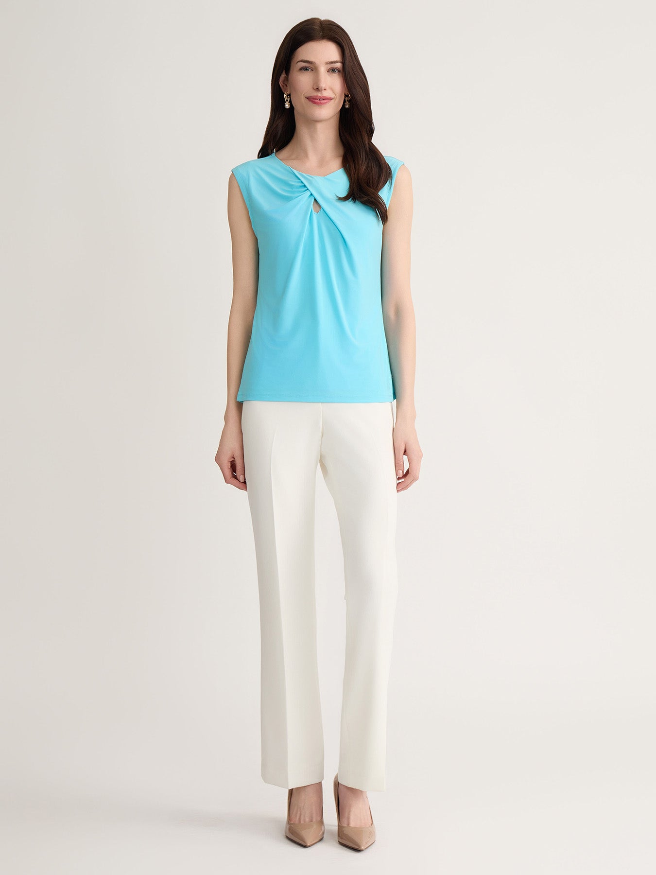 Keyhole Twist Neck Top