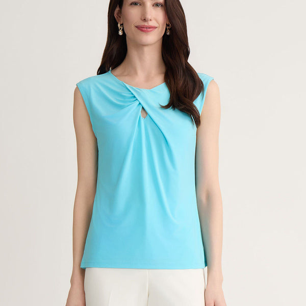 Keyhole Twist Neck Top