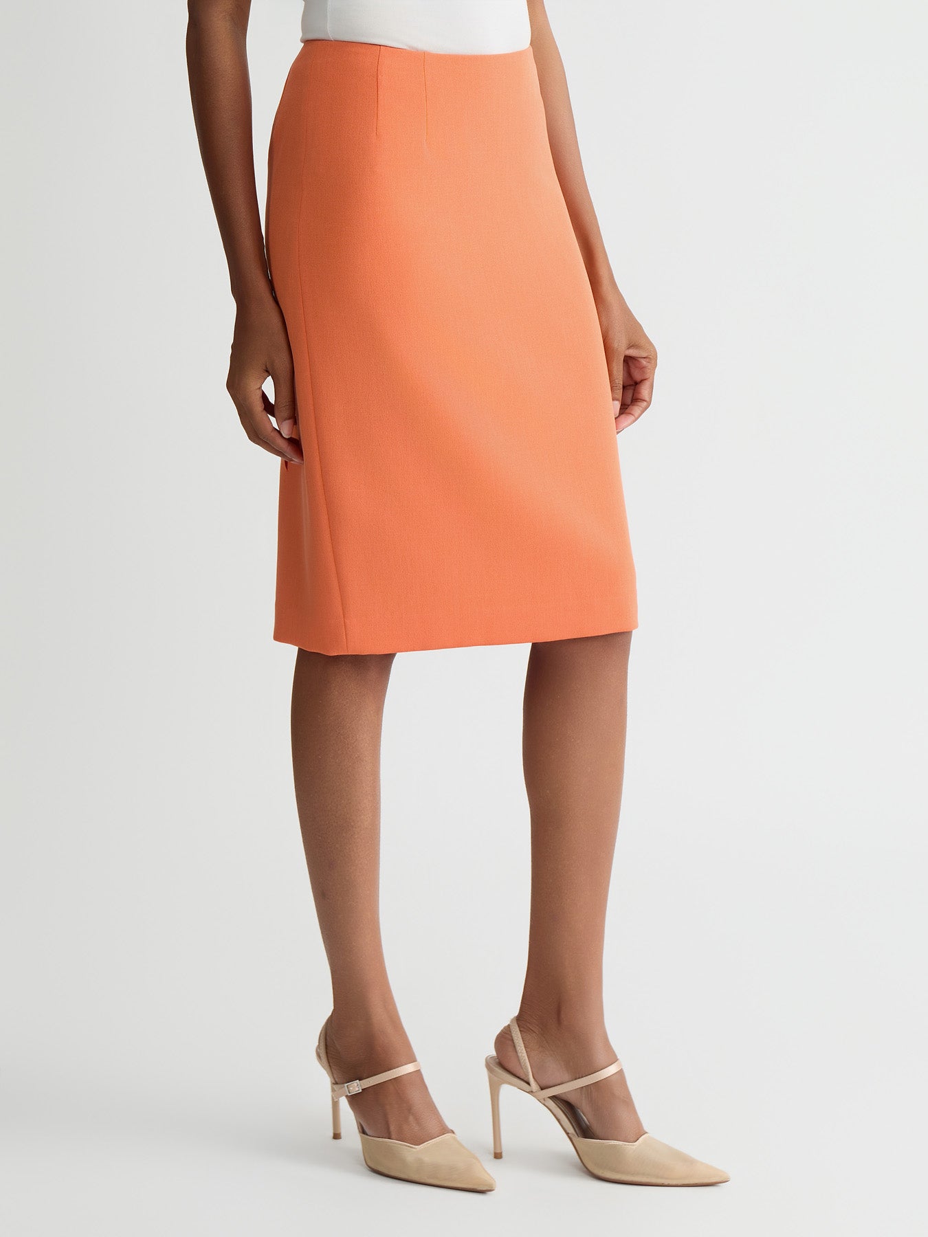 Knee-Length Pencil Skirt