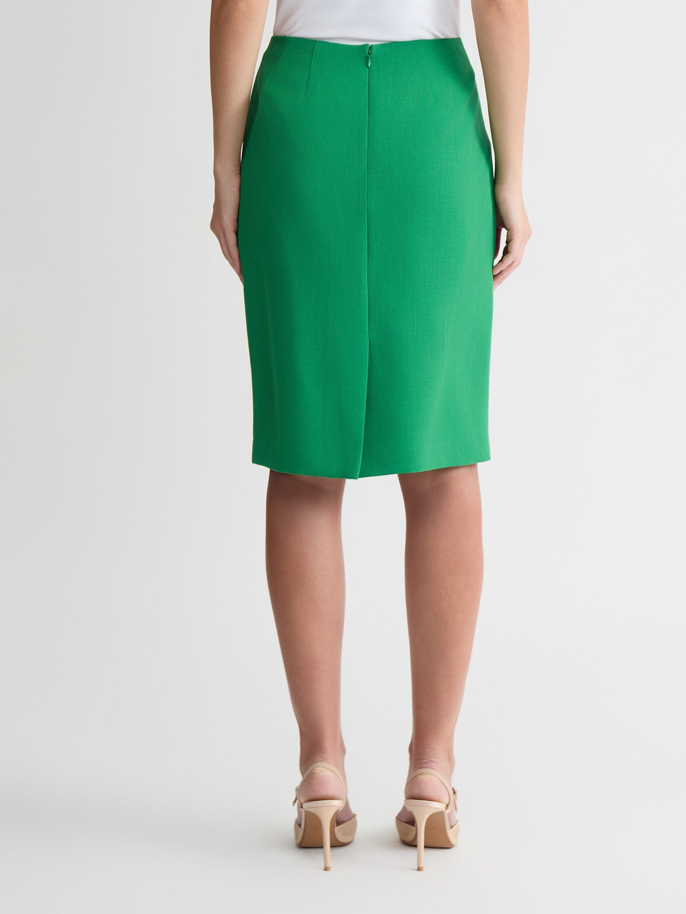 Knee-Length Pencil Skirt