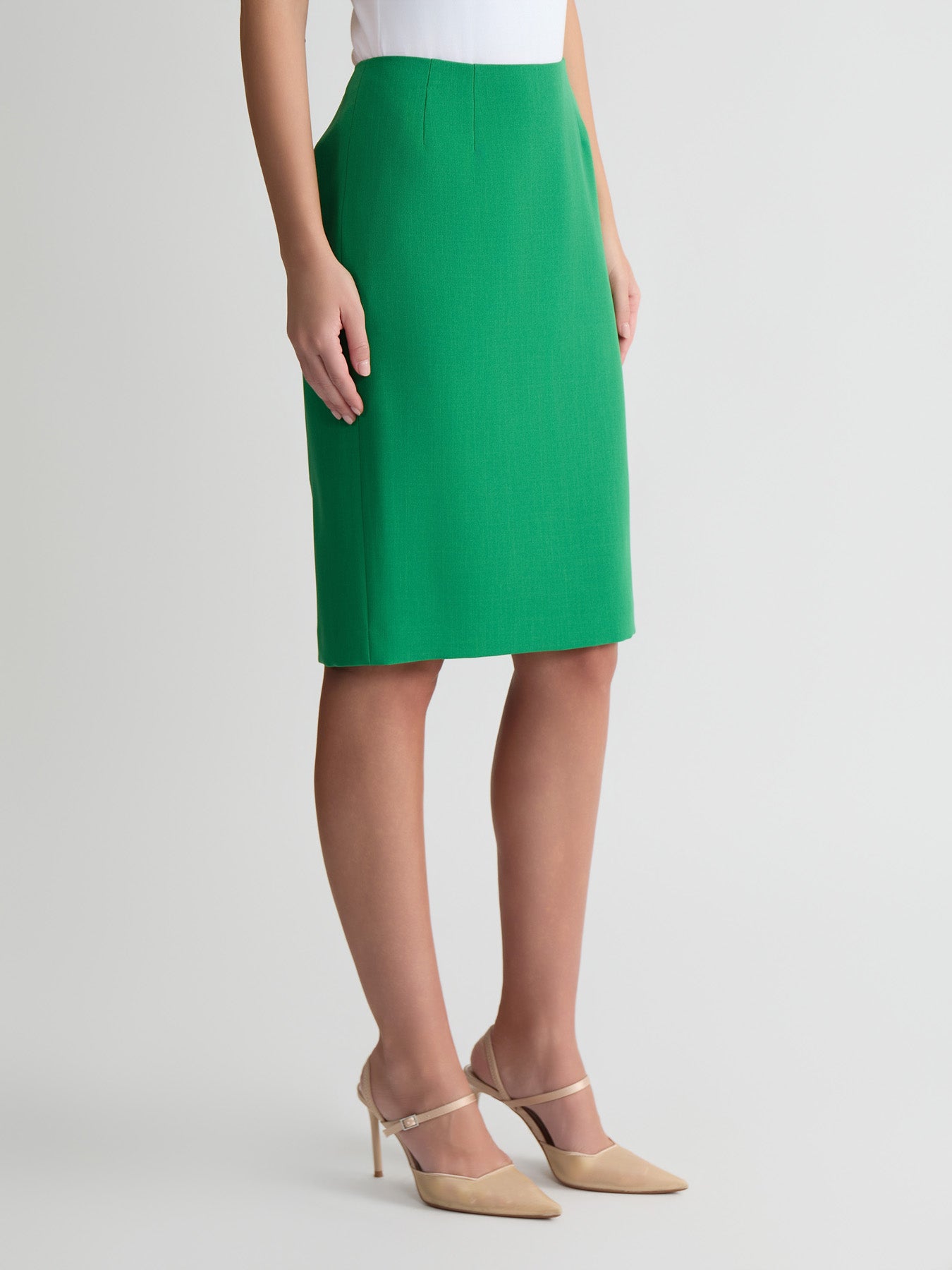 Knee-Length Pencil Skirt