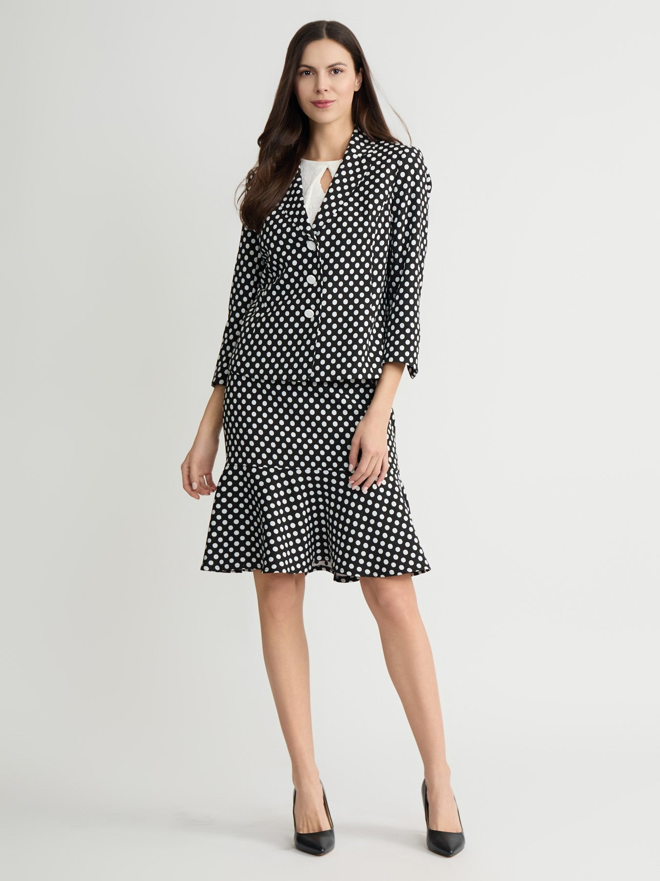 Dotted Jacquard Jacket