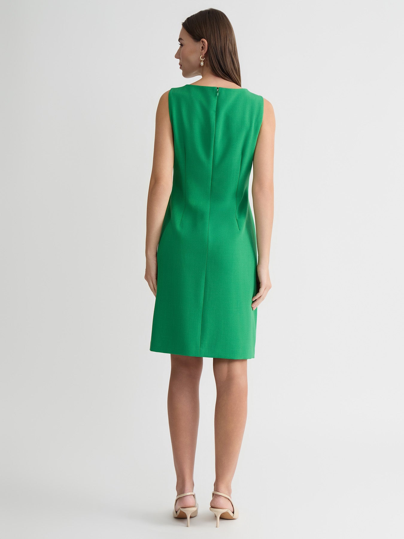 Kasper Women's Belted Sheath Dress - Lush Green - Size 12 Kasper Women's Belted Sheath Dress - Lush Green - Size 12
