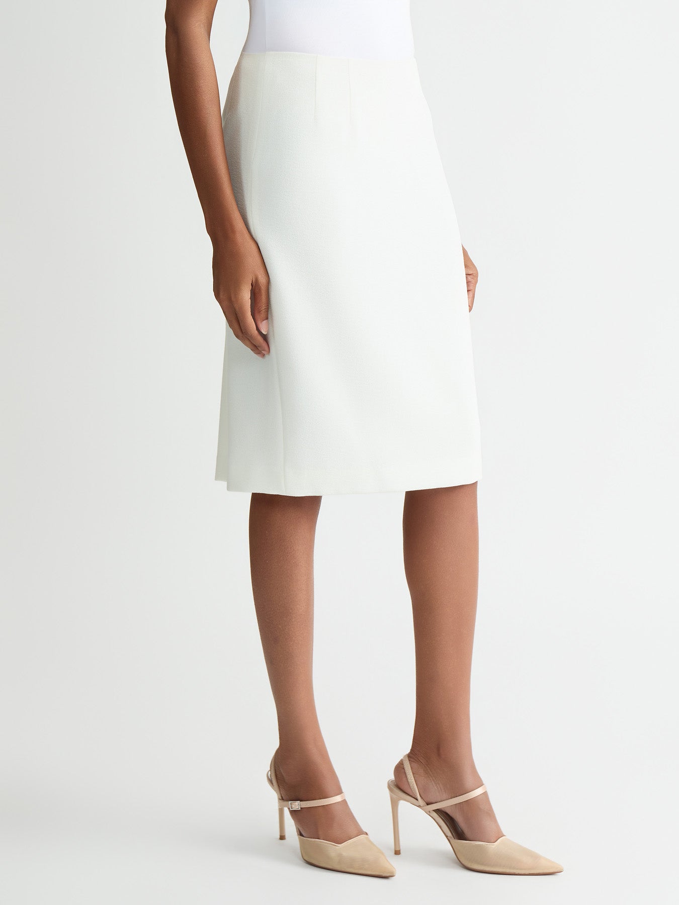 Knee-Length Pencil Skirt