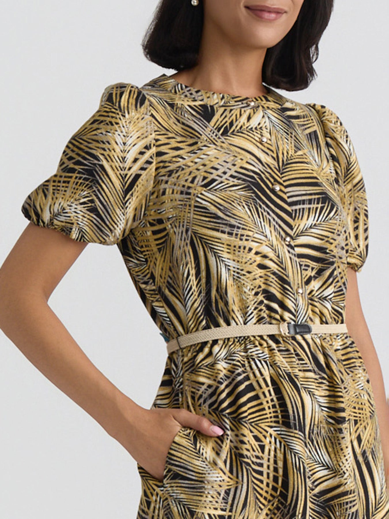 kasper dress shirts Kasper Women Long Sleeve Soft Button-Up Shirt Gold Size P