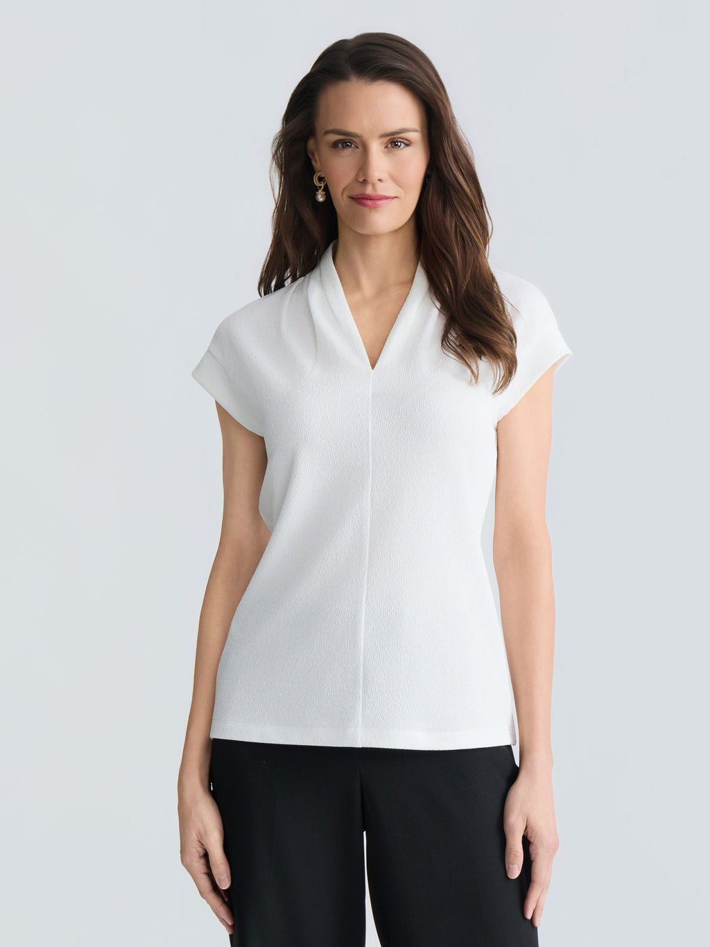 Funnel Neck Sleeveless Top