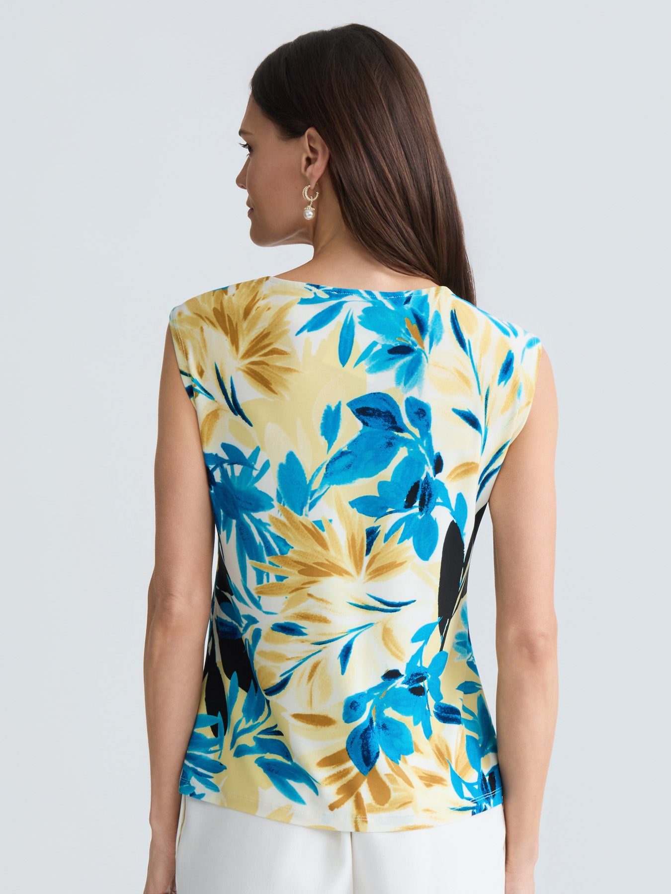 Plus Keyhole Twist Neck Top, Everyday Knit