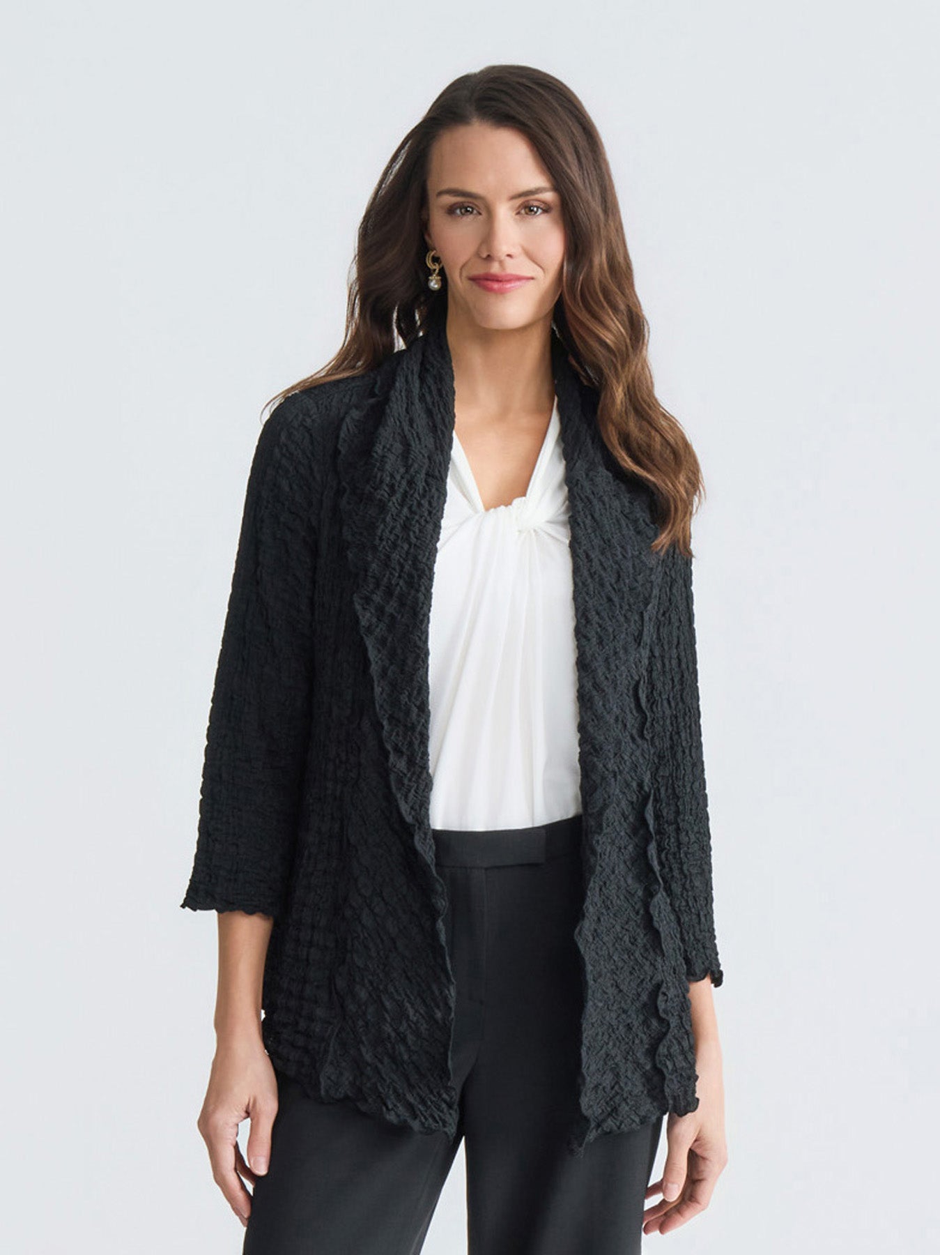 アパルトモン CHASER DRAPE FRONT CARDIGAN Modern Cashmere Drape-Front Cardigan | Garnet Hill