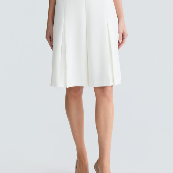 THE9SHOP EVERYDAY SKIRT ホワイト Pleated Skirt