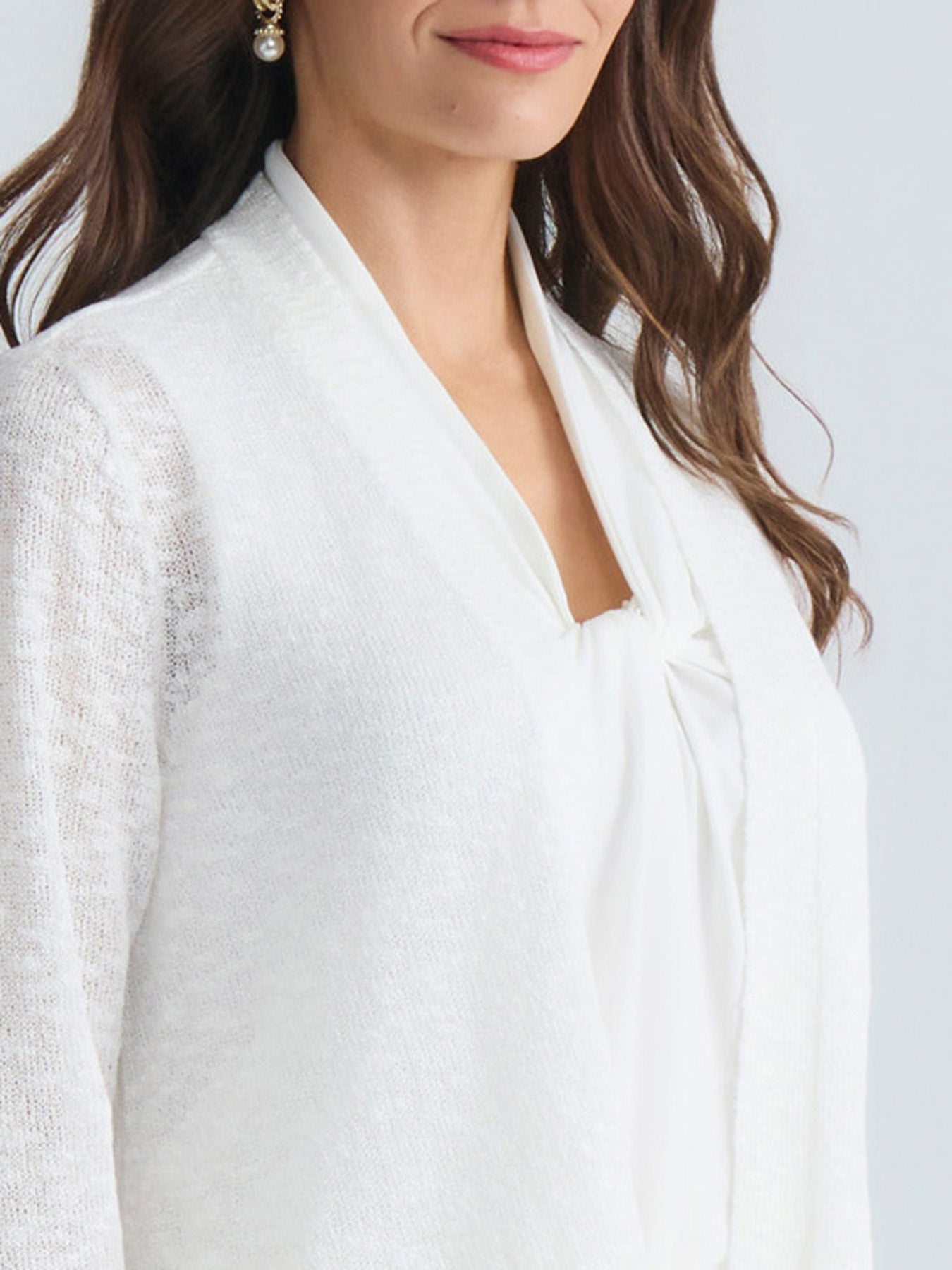 トップス DWELLER CARDIGAN C/N JERSEY ICE PACK A-Line Cardigan