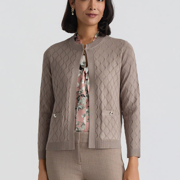 Diamond Stitch Cardigan