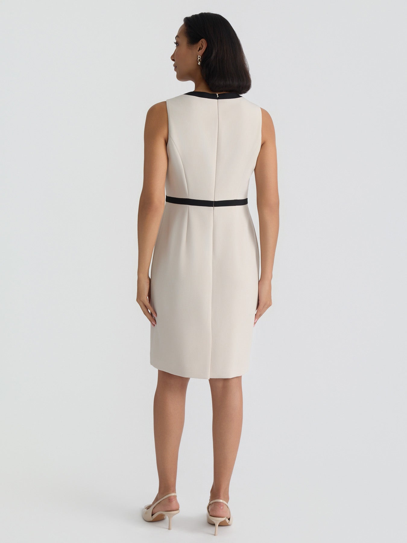 Kasper Women's Missy Waistband Sheath Dress, 16 Kasper Women's Missy Waistband Sheath Dress, 16