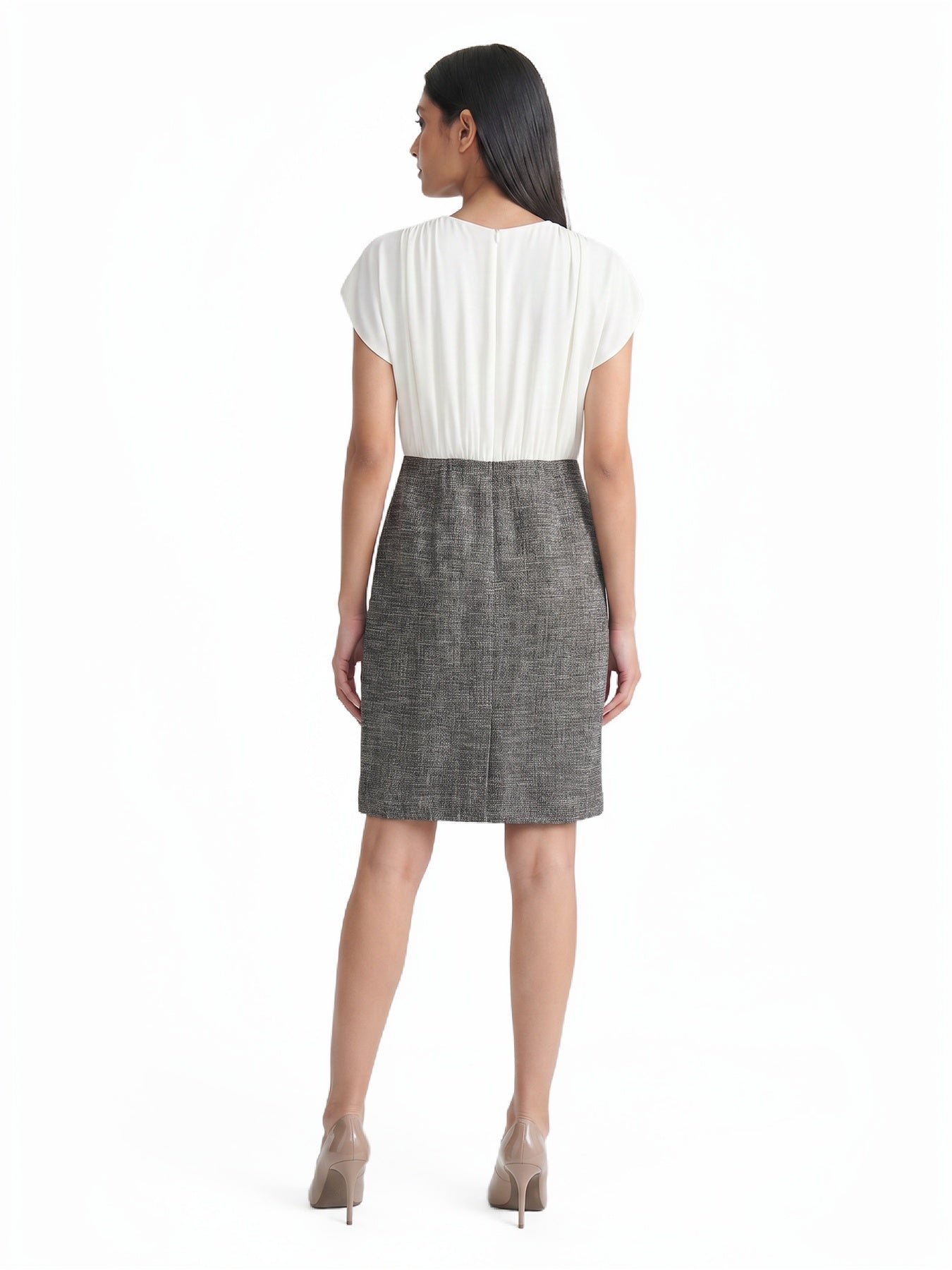 kasper casual dresses Kasper Women's Floral Tie Belt A-Line Dress - Black